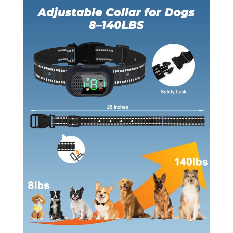 Tuqila Dog Training Collar with Remote – 4500FT Range E-Collar