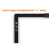 Wireless Rechargeable A4 LED Light Pad w/Built-in Riser Stands, 6