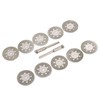 12 Pieces 22 mm Mini Diamond Cutting Discs Gemstones Glass