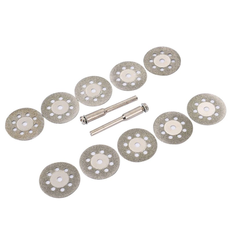 12 Pieces 22 mm Mini Diamond Cutting Discs Gemstones Glass