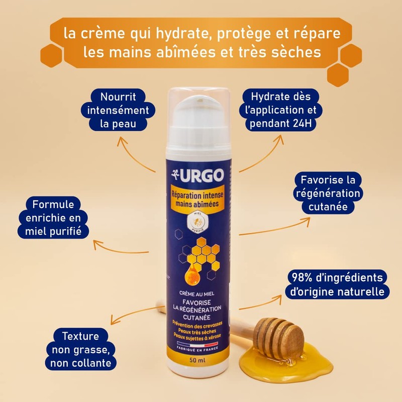 Urgo - Intensive Repair of Damaged Hands - Hand Cream