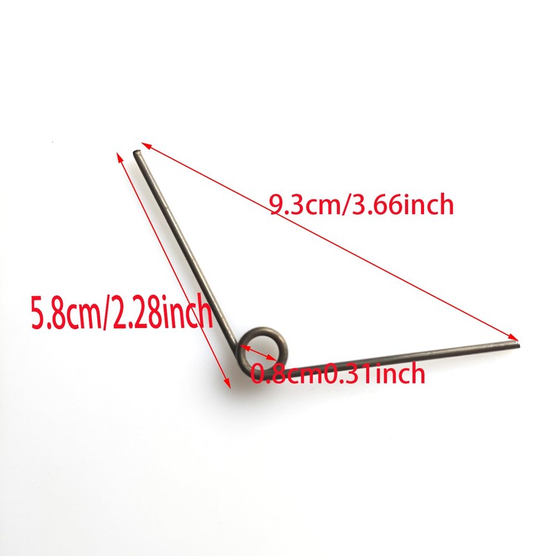 5 Pcs V-Shape Long Reach Pruner Handle Replacement Spring Torsion