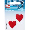 Iron-On Applique Small Hearts Red
