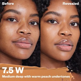 Kosas Kosas Revealer Concealer - Medium Coverage Makeup with Hyaluronic Acid, Conceals Dark Circles Under Eyes, Dark Spots and Blemishes + Brightens, Hydrates, Long-Lasting & Vegan,(Tone 7.5 W)