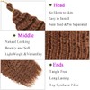 Kachanaa 7 Pack Honey Brown Pre-Separate Deep Wave Braiding Hair