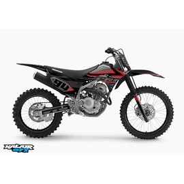 Kalair GFX Graphics Kit for Honda CRF250F (2019-2024) Imperator Series Red-Shift 21 Mil - Dirt Bike Custom Racing Graphics Decals Stickers Kit, no-Plastics