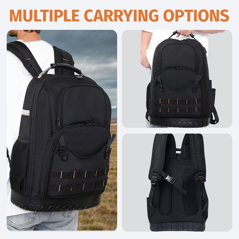 Horsande Backpack Tool Bag, Tool Bag Backpack for Men, Tool
