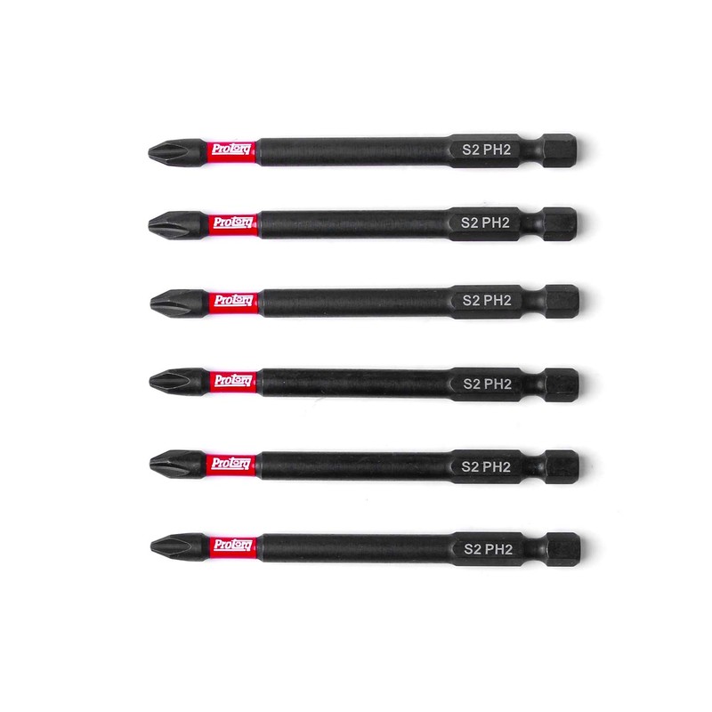 Protorq Long Impact Bit Set, TORX, 6-Inch Length, 6-Piece with