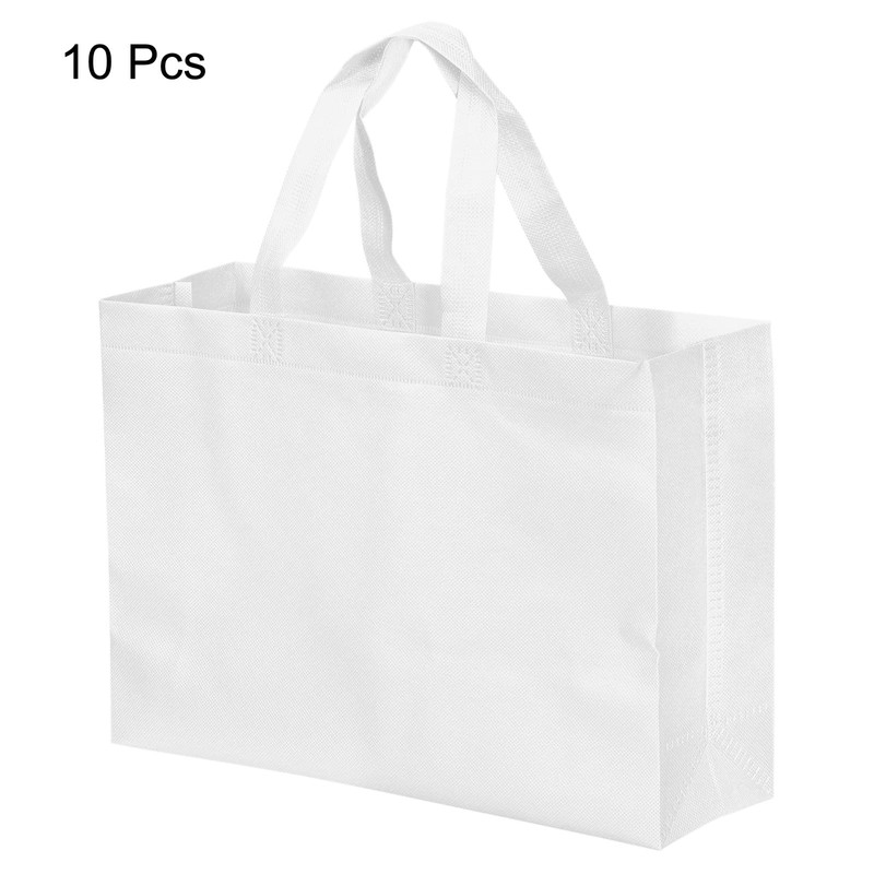 PATIKIL 30x40cm Reusable Gift Bags, 10 Pack Horizontal Style Non-Woven