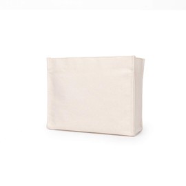 Pure color canvas cosmetic bag ins wind liner travel simple and portable multifunctional storage bag