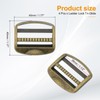 PATIKIL Ladder Lock Buckle Slider 20mm, 4 Pack Zinc Alloy