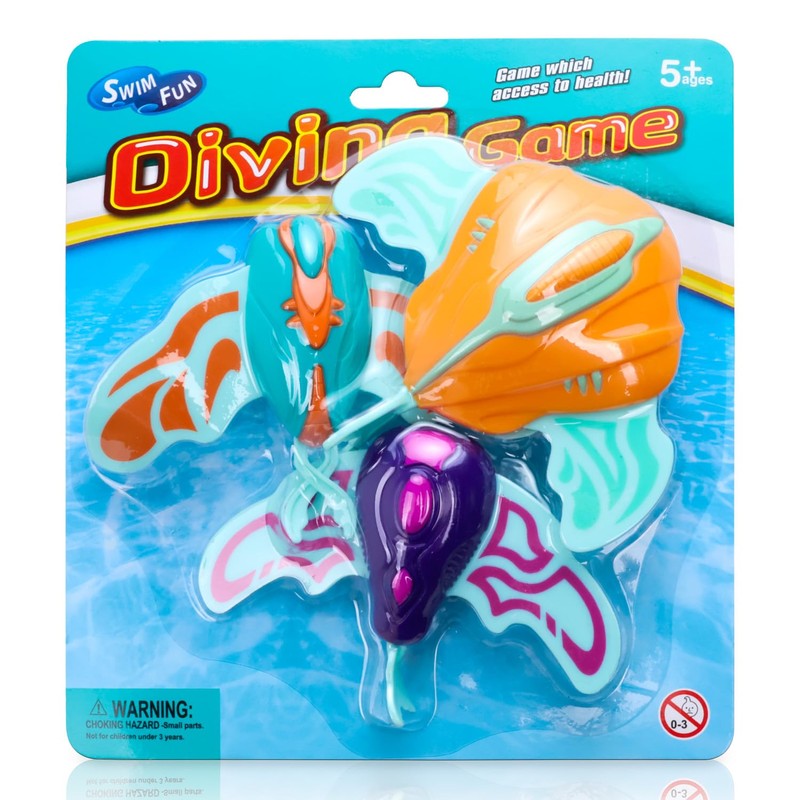 TOPWAYS Pool Diving Toy Set 3 Diving Power Devilfish Diving