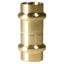 5 Pcs XFITTING 1/2 in x 1/2 in Press Coupling, Brass,
