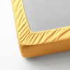 SSW HOMES Double Fitted Sheet Ochre - Deep Pocket 12