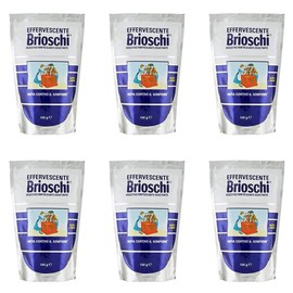 6x Brioschi Lime Refreshing Digestive Dissolving with Lemon Flavour 100 g