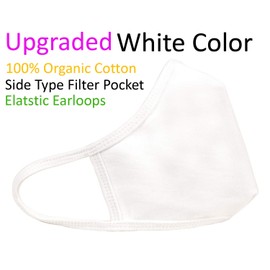 ECOMADE ARERNA Fashion Protective Face Mask Dust Cotton Washable Reusable Mask with Replacement Filter Pocket, Made in Korea