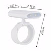 Omeet LED Wrist Flashlight, 3 Color temperatures, 360 Degree Adjustable,
