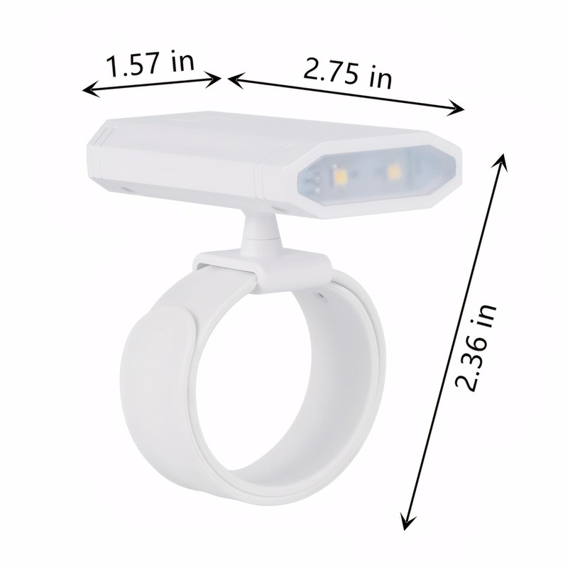 Omeet LED Wrist Flashlight, 3 Color temperatures, 360 Degree Adjustable,