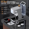 LERTIN Espresso Machine, 20Bar Compact Stainless Espresso Maker, With Milk