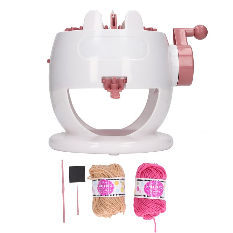 Small Kids Knitting Machine 22 Needles 2 Color Strings Hand