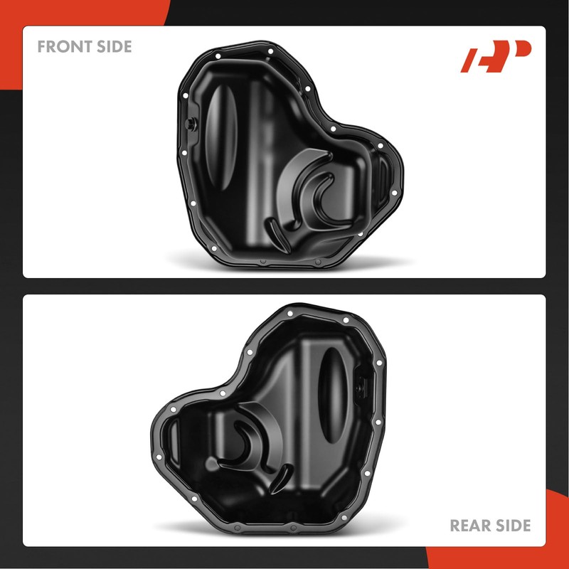 A-Premium Engine Oil Pan Sump with Drain Plug Compatible with
