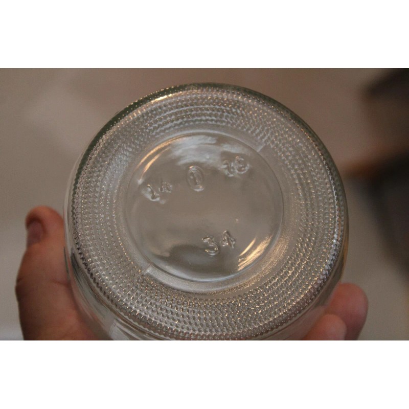 (1) Vintage (NOS), 1 qt Clear Magic Mason, Mason Jar,