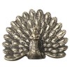 hobbyme Brass Ornaments, Solid Retro Peacock Open Screen Office Tabletop