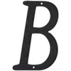 NATIONAL BRAND ALTERNATIVE 901047 Black Metal House Letter 'B', 4"