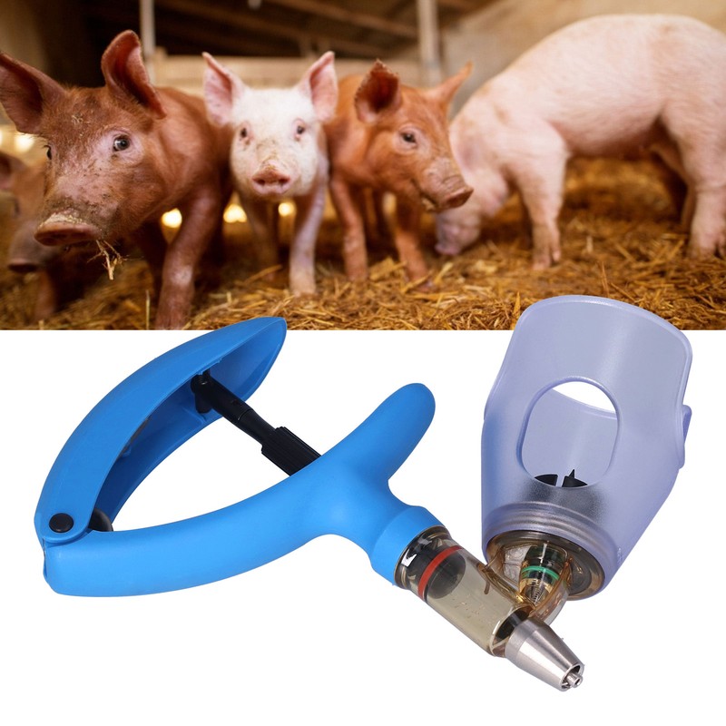 Bottle Mount Adjustable Continuous Syringe for Livestock Cattle Chickens Sheep