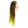 Gradient Wig Hair Mannequin Head Hairdressing Styling Training Braiding Doll