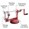 Apple Peeler and Corer- Durable Heavy Duty Chrome Cast Iron