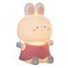Soft Light Night Light Silicone 7 Color Changes Little Bunny