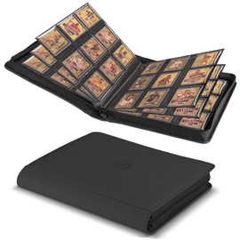 Toploader Binder, Holds 360 Top Loaders,9 Pocket Top Loader Binders for 3" x 4" Rigid Cards,Toploader Card Binder for Trading Cards Baseball, Football and other Sports Cards