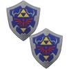 Heiorpai 2Pcs Legend of Zelda Link Shield Hyrule's Royal Crest
