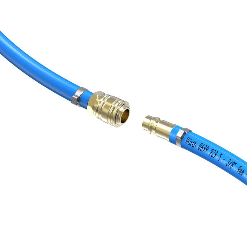 AUPROTEC Würth Safety Compressed Air Hose Set, PVC Hose +