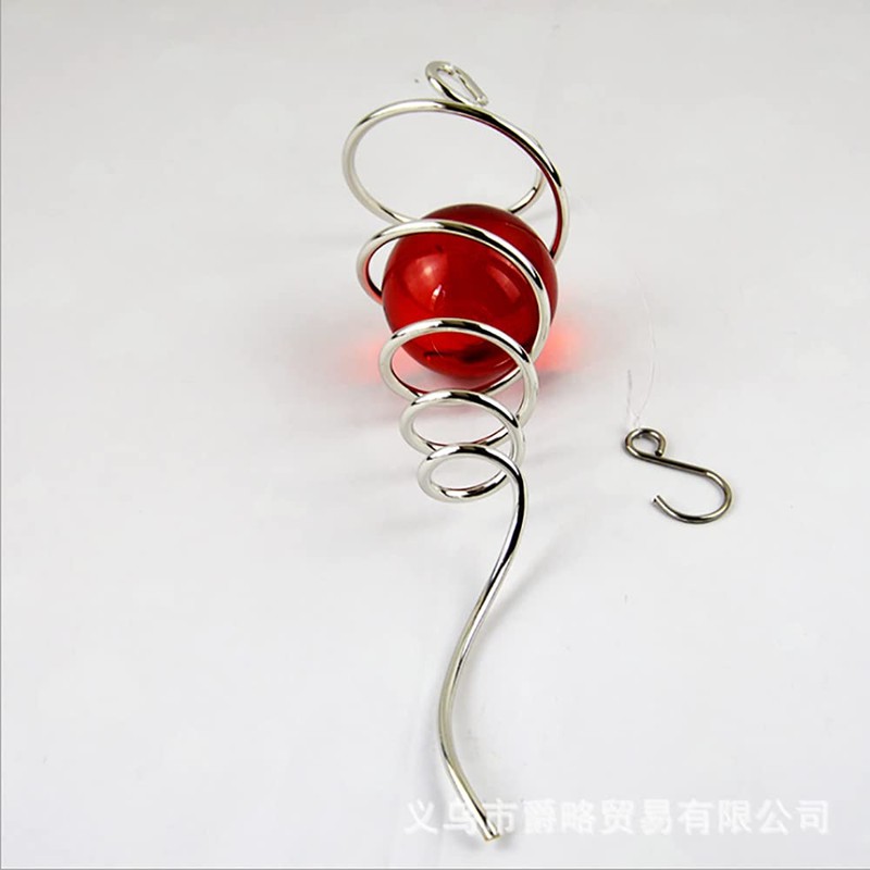 ANCLLO Gazing Ball Spiral Tail Wind Spinner Stabilizer Indoor Outdoor
