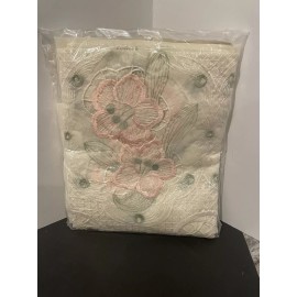 Home Fashion Vintage Lorraine Home Fashion Embroidered Curtain 60x84 Victoria Style #9000 NEW