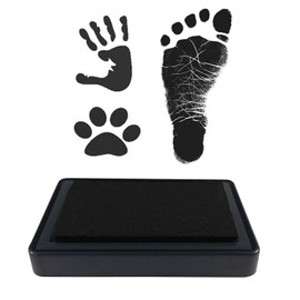 VICZON Baby Footprint Handprint Baby Ink Pad Reusable Ink Pad Easy Wipe Clean