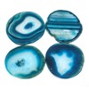 FOLKOR LIFE Agate Coaster Set of 4, Drinks Stone Coaster
