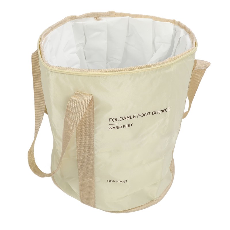 Foldable Foot Soaking Bag 5 Layer Insulation Portable Handle Collapsible