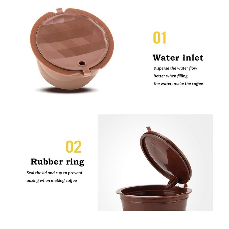 i Cafilas Refillable Coffee Capsule Reusable Pod Espresso Coffee Filter