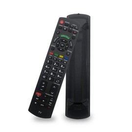 Replacement N2QAYB000487 Panasonic TV Remote Control for Panasonic Viera Smart TV LED LCD 3D TV TX-P37X20B TX-P37X20E TX-P37X20E TX-P37X20L TX-P37X25E TX-P37X25ES - No Setup Needed