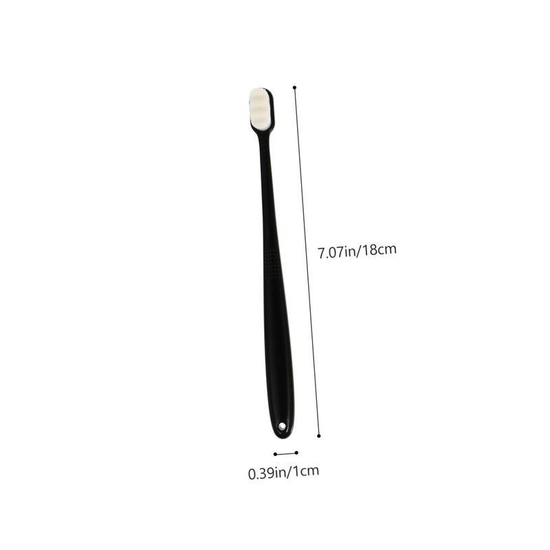 BIUDECO 6Pcs Soft Bristle Toothbrushes for Adults Dual Purpose Oral