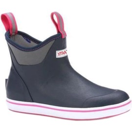 Xtratuf XWAB-200-16 Women's Ankle Deck Boot Navy/Pink - Size 6