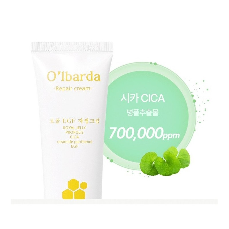 본사 올바르다 EGF 시카 판테놀 세라마이드 점뺀후관리 자생크림, 50g, 1개
