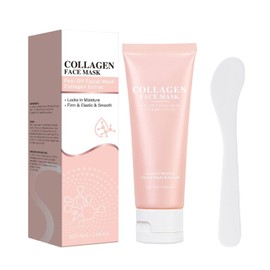 VARKAGE Collagen Night Wrapping Mask, Collagen Mask, Peel Off Mask, Face, Elasticity and Moisture, Overnight Mask, Face Masks Reduces Sagginess & Dullness