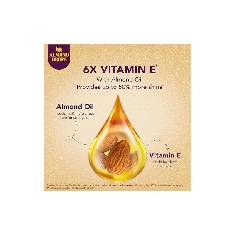 Bajaj Almond Drops Hair Oil- 300 Ml
