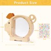 CEOTIS Wooden Money Bank for Kids - Cute Piggy Bank