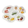 Mud Pie Sectioned Charcuterie Platter; 11" x 15"
