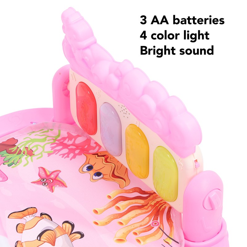 Baby Gyms Play Mat Piano Tummy Time Musical Activity Early